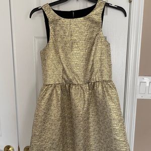 Women’s dress, gold/champagne color, size: M